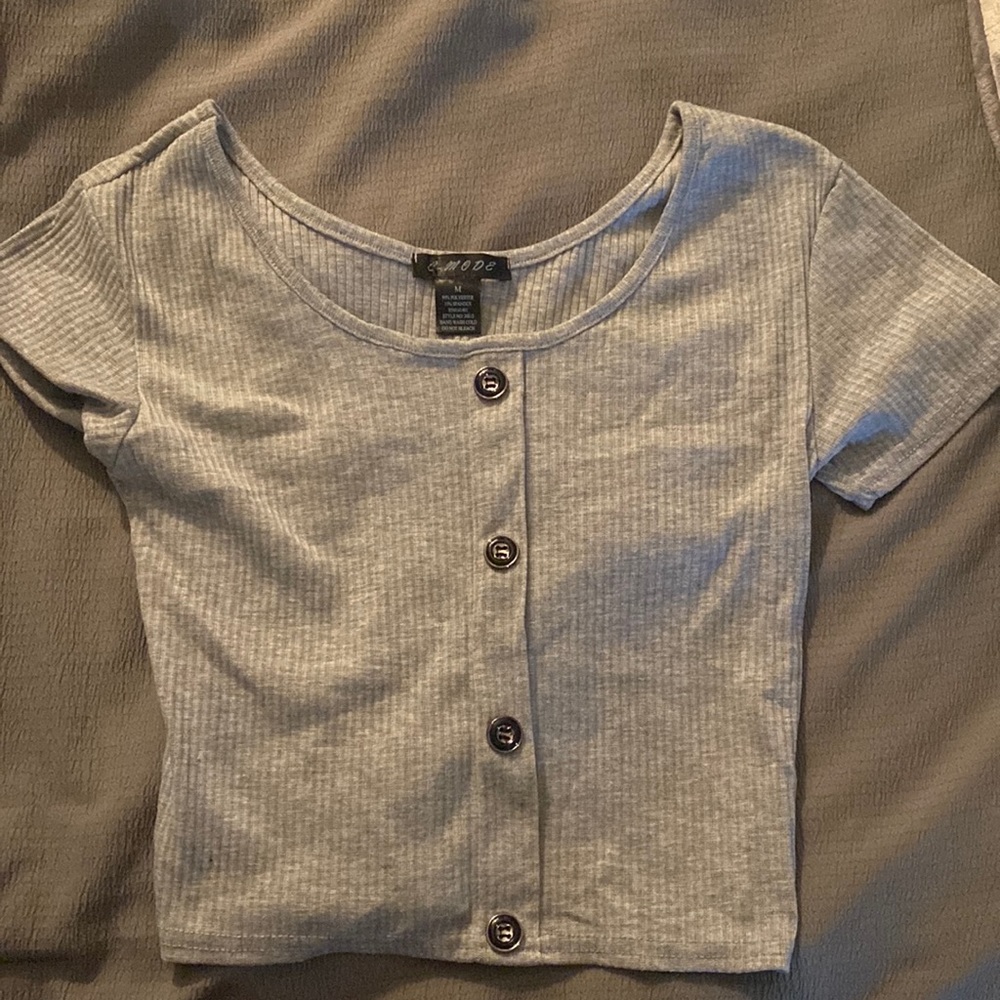 Juniors grey set: skirt & top✨